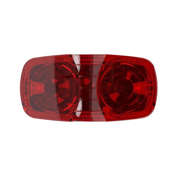 Abrams 4" x 2" Rectangular Red 16 LED Trailer Clearance Side Marker Light TML-R216-R